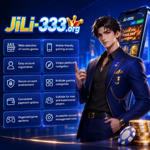 Wide selection of casino games